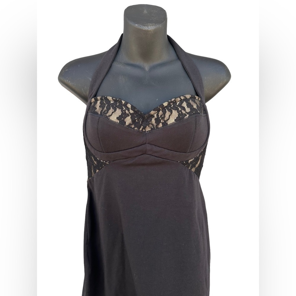 Moda International Black and Cream Lace Dress - Picture 5 of 5